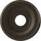Ekena Millwork Berkshire PVC Medallion (Canopies up to 5 3/4"), 13"OD x 3 1/2"ID x 3/4"P, Metallic Dark Bronze CMP13BECDB - alternate 1